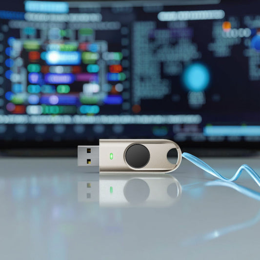 BioPass FIDO U2F FIDO2 Pro HOTP TOTP PIV WBF Fingerprint USB-A Security Key - K50 Pro