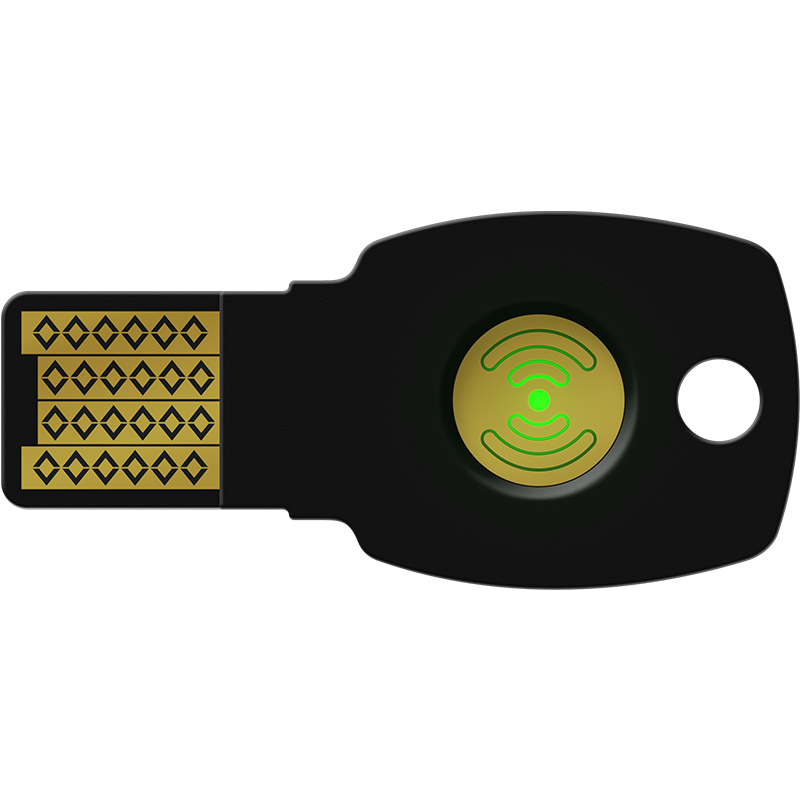 FIDO-NFC Plus FIDO U2F FIDO2 HOTP TOTP PIV USB Security Key - K9D