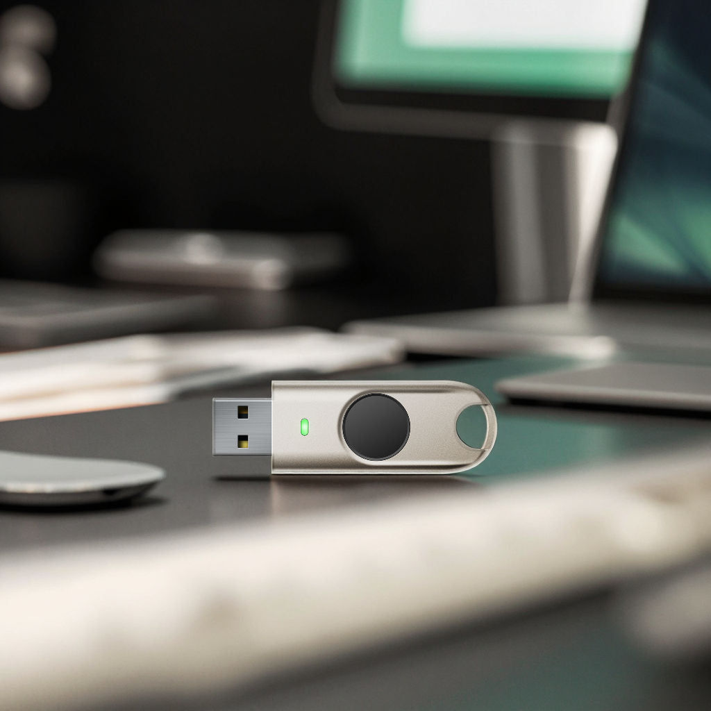 BioPass FIDO U2F FIDO2 Pro HOTP TOTP PIV WBF Fingerprint USB-A Security Key - K50 Pro