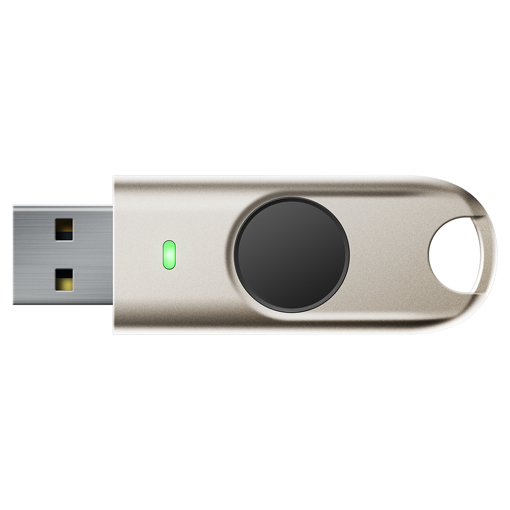 BioPass FIDO U2F FIDO2 Pro HOTP TOTP PIV WBF Fingerprint USB-A Security Key - K50 Pro